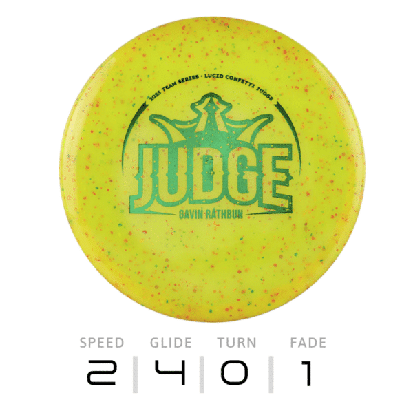 JUDGE – Lucid Confetti -V2 Gavin Rathbun - 2023 | Dynamic Discs